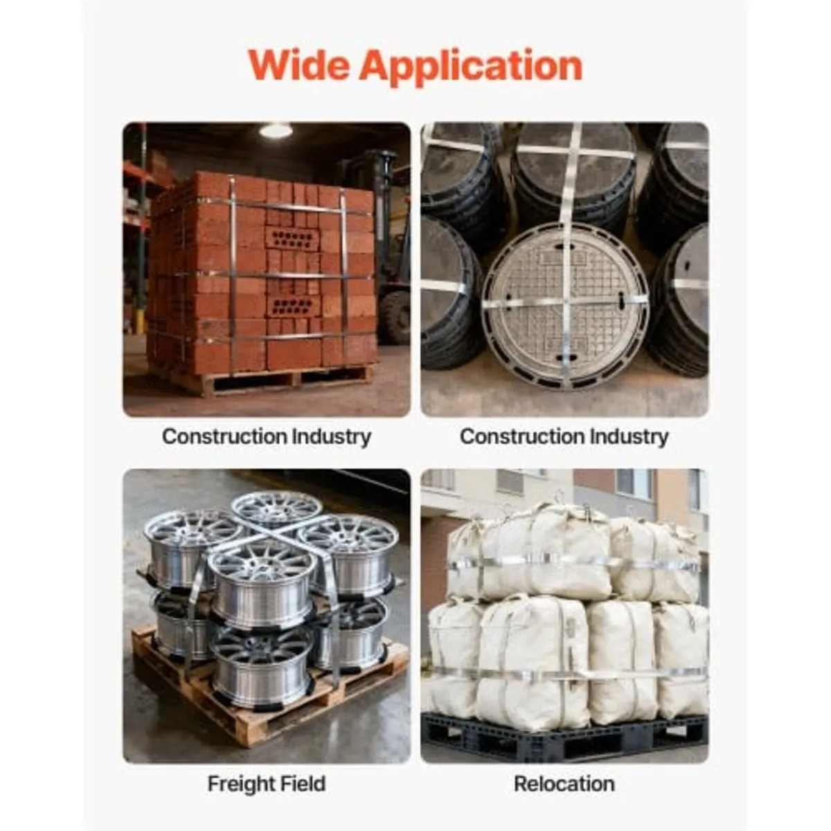 Steel Banding Strapping Kit, Heavy Duty Banding Se - Image 4