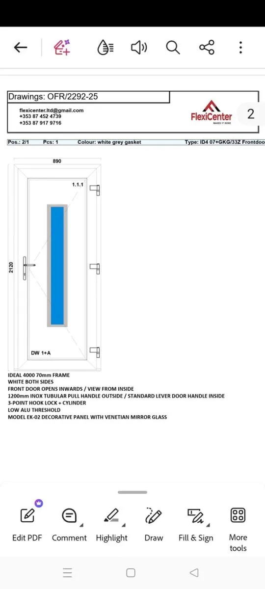Front Door - Heavy duty - New - Image 2