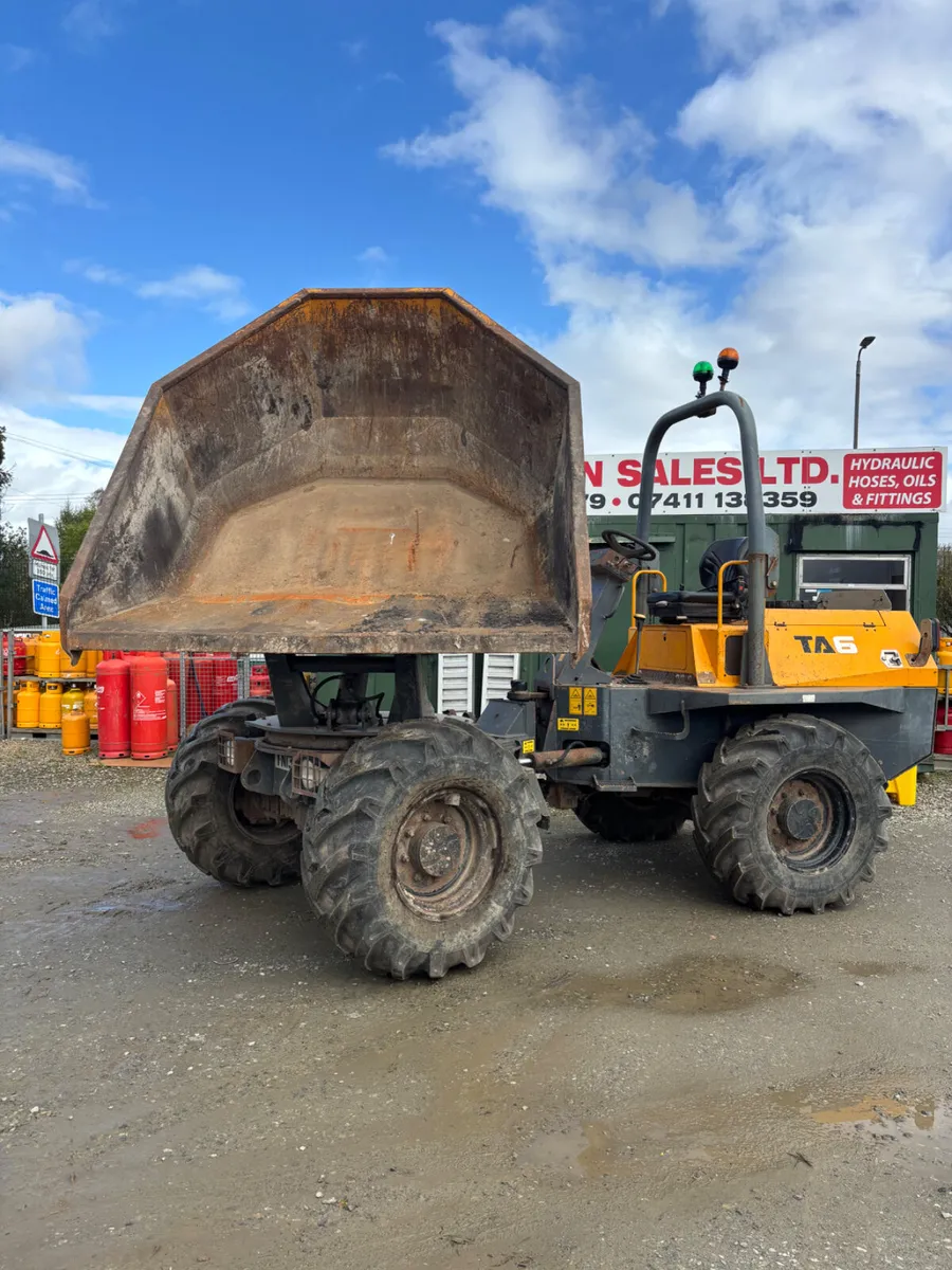 2013 Terex/Benford 6 Ton Swivel skip Dumper - Image 1