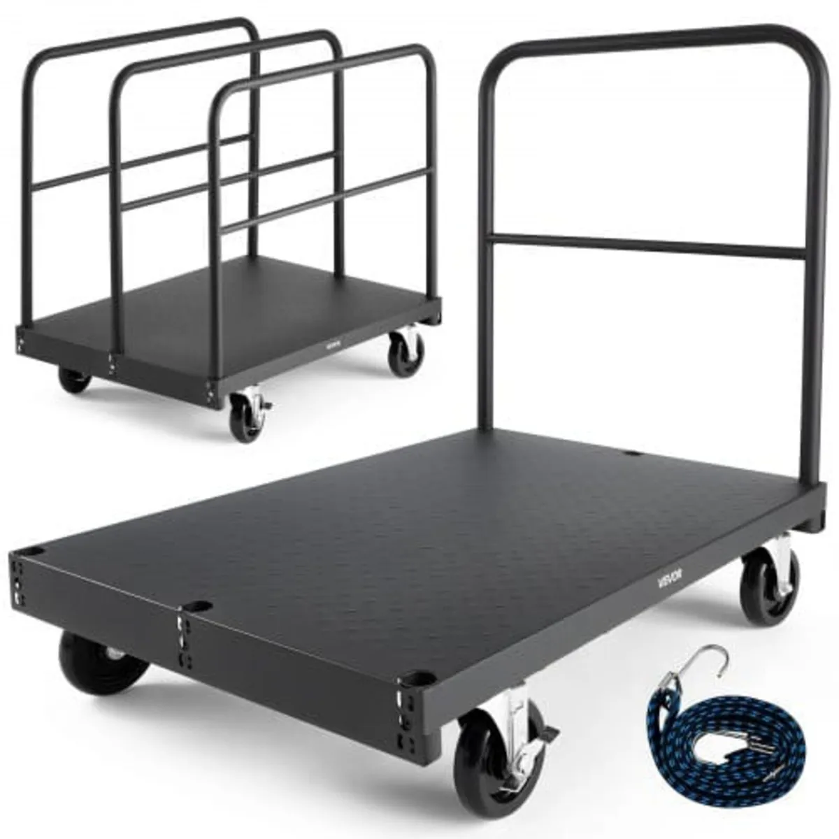 Drywall Cart Dolly, 816 kg Load Capacity, 2-in-1 S - Image 1