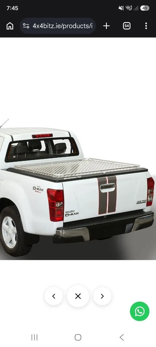 Canopy off of isuzu D-Max 2010 immaculate conditio - Image 3