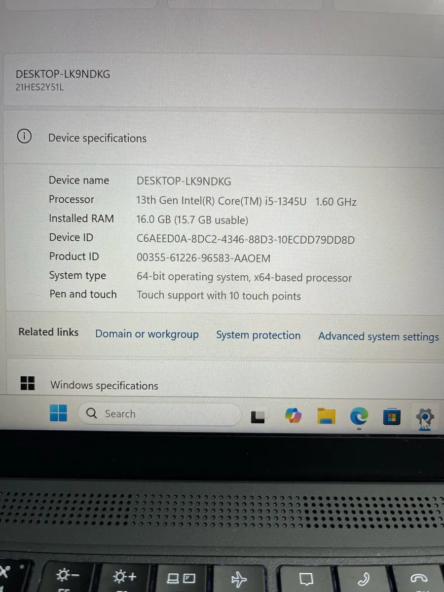 Lenovo i5 pro 13 generation Touchscreen - Image 4