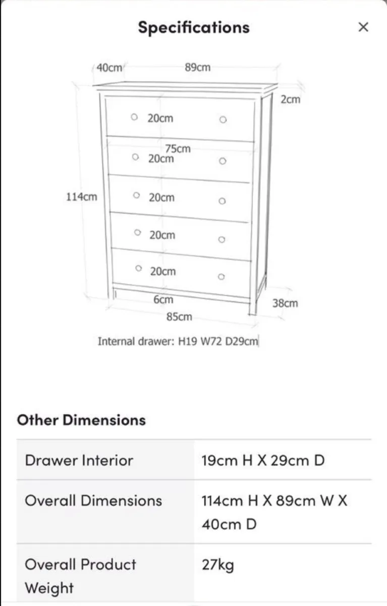 Chest of Drawers - Image 3