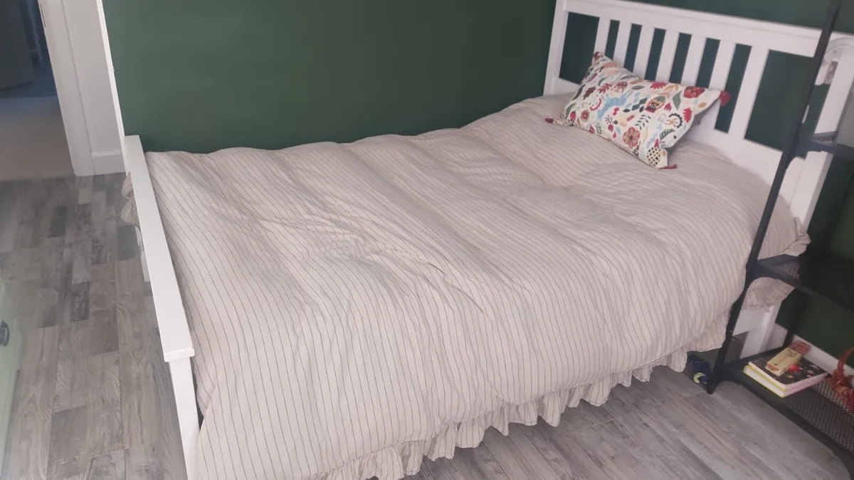DOUBLE BED + MATTRESS - Image 2