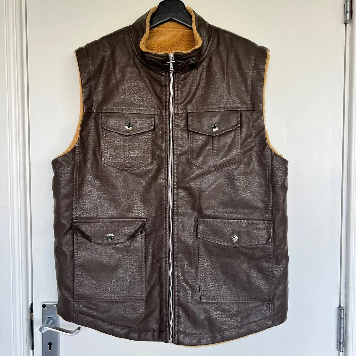 NEW Brown Gilet XL - Image 1