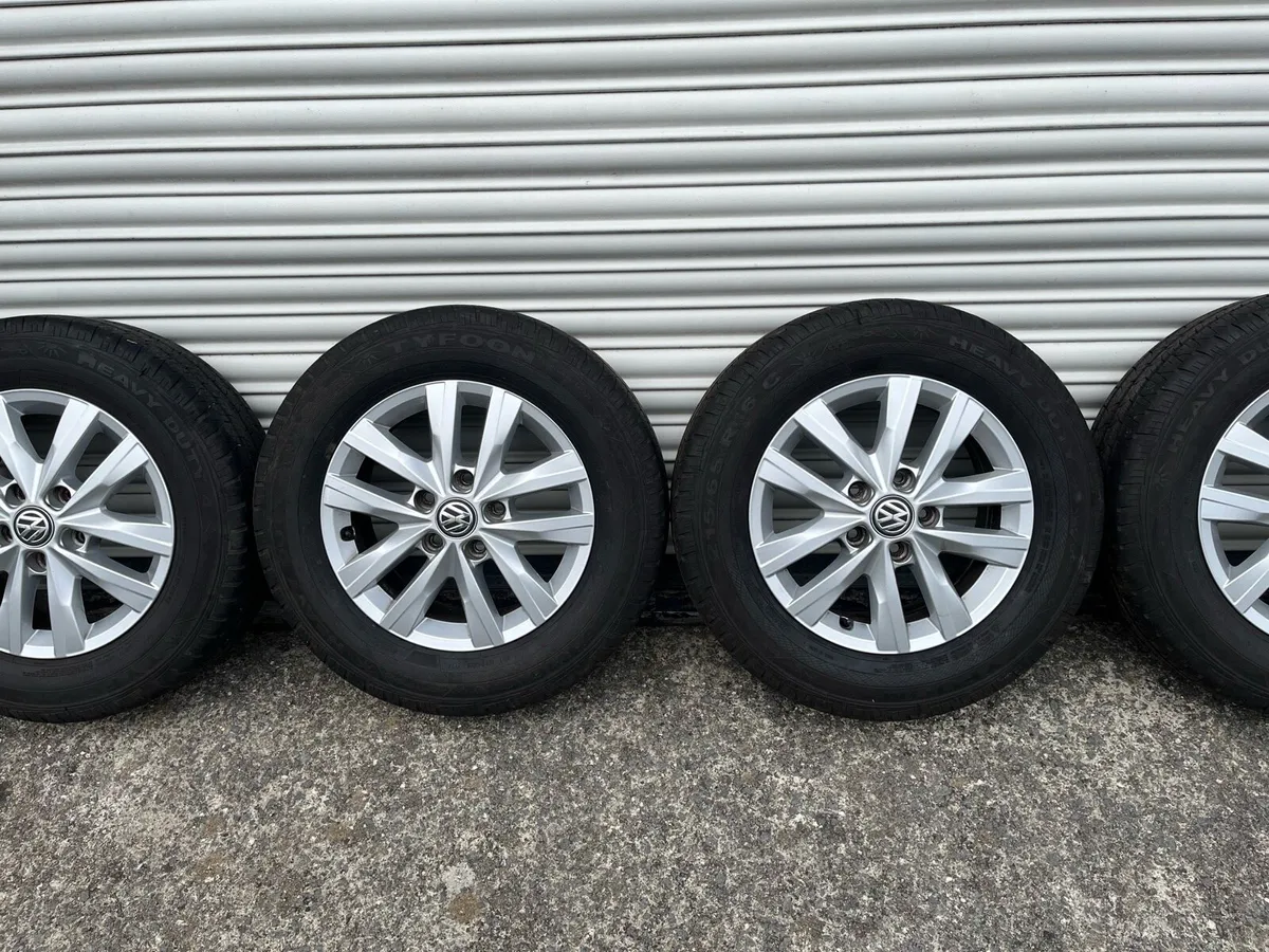 Vw transporter alloys and tyres - Image 1