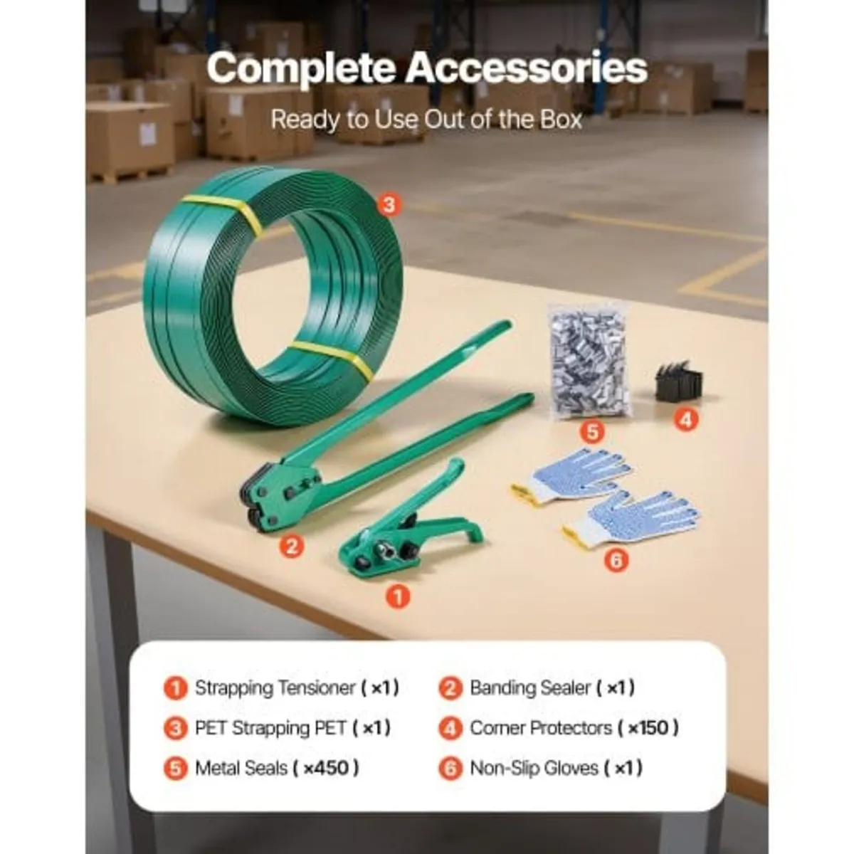 Banding Strapping Kit, Heavy Duty Banding Sealer T - Image 4