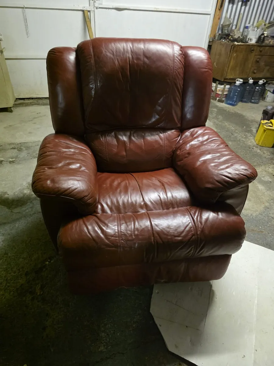 Leather Recliner Armchair - Image 2