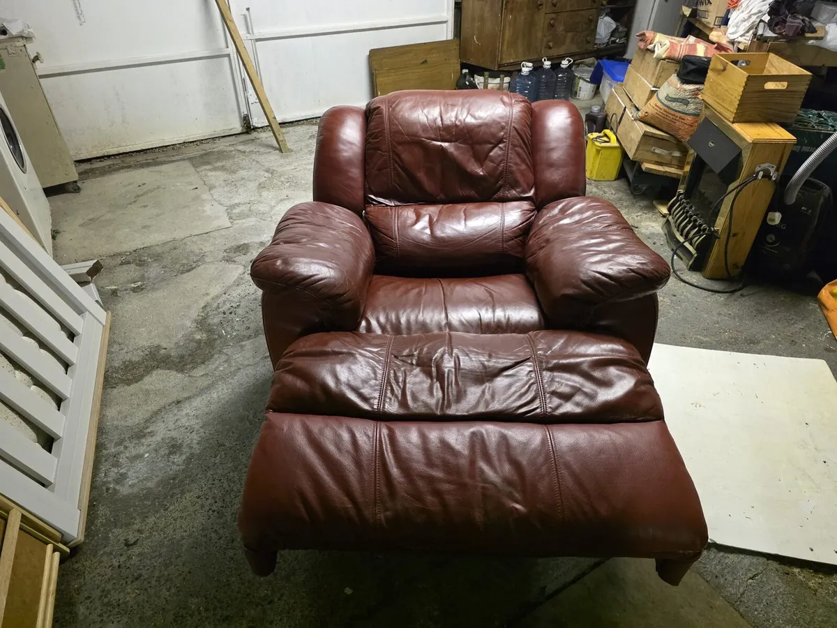 Leather Recliner Armchair - Image 3