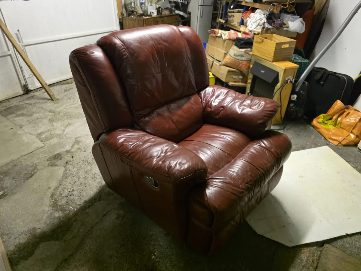 Leather Recliner Armchair - Image 4