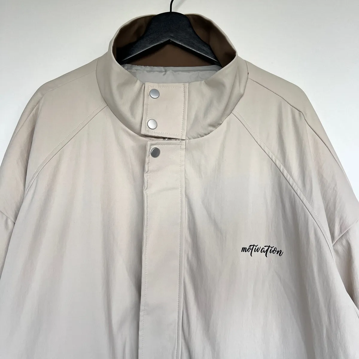 NEW Men’s 9XL Cream Oversized Utility Jacket - Image 2