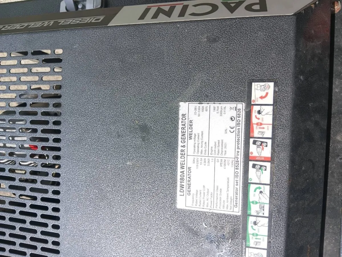Pacini diesel generator welder - Image 4