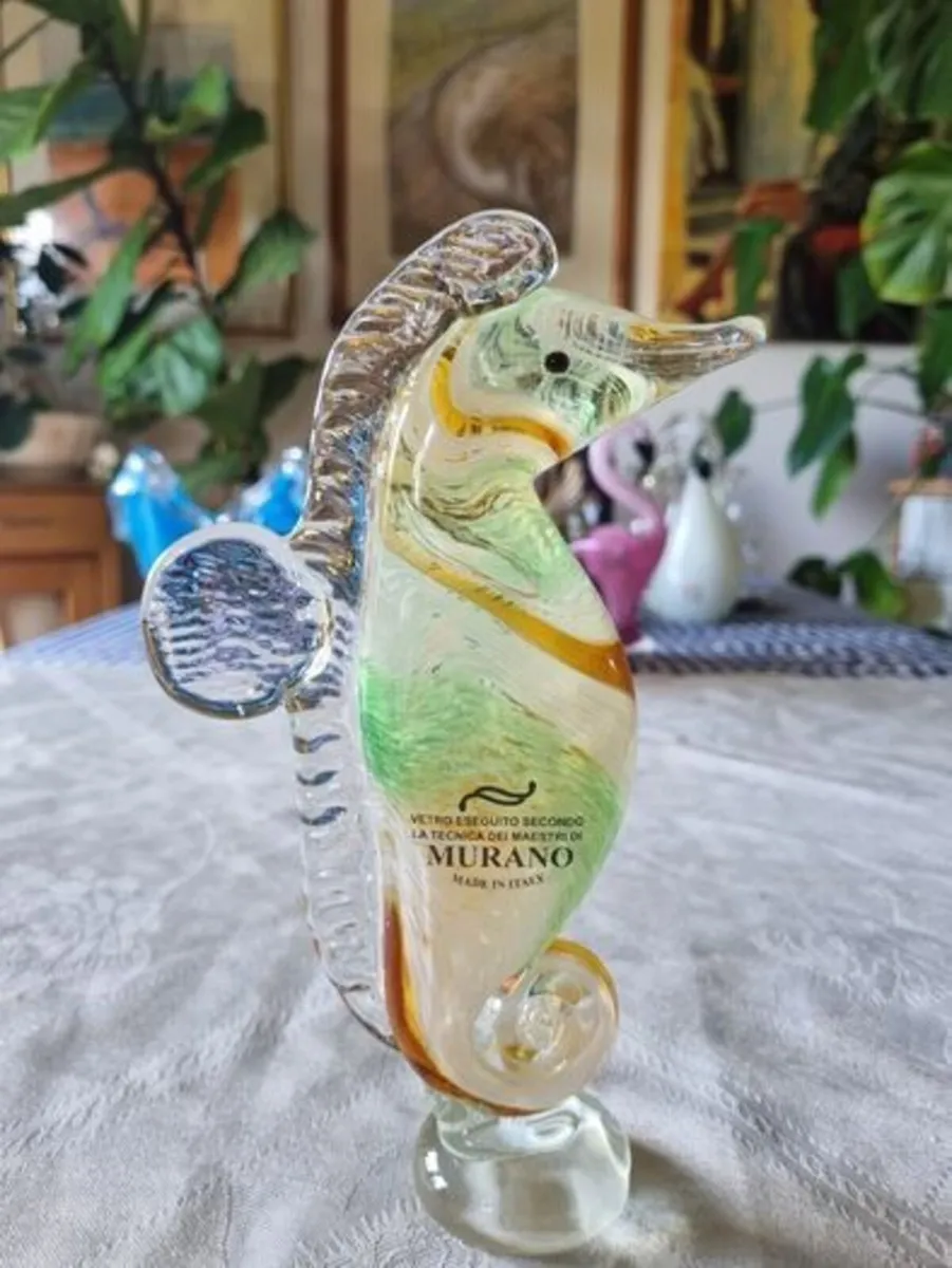 Murano glass water horse - Image 1