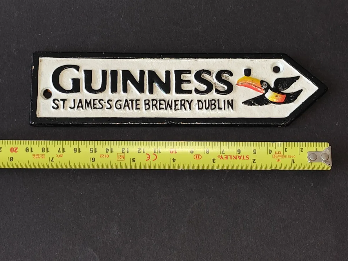 Guinness Cast Iron Collectable Sign - Image 1