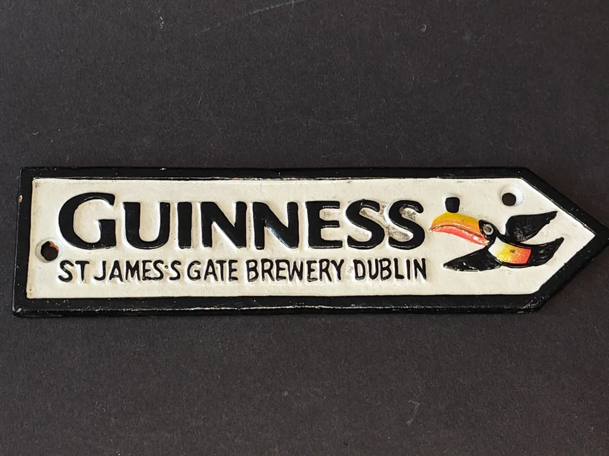 Guinness Cast Iron Collectable Sign - Image 2