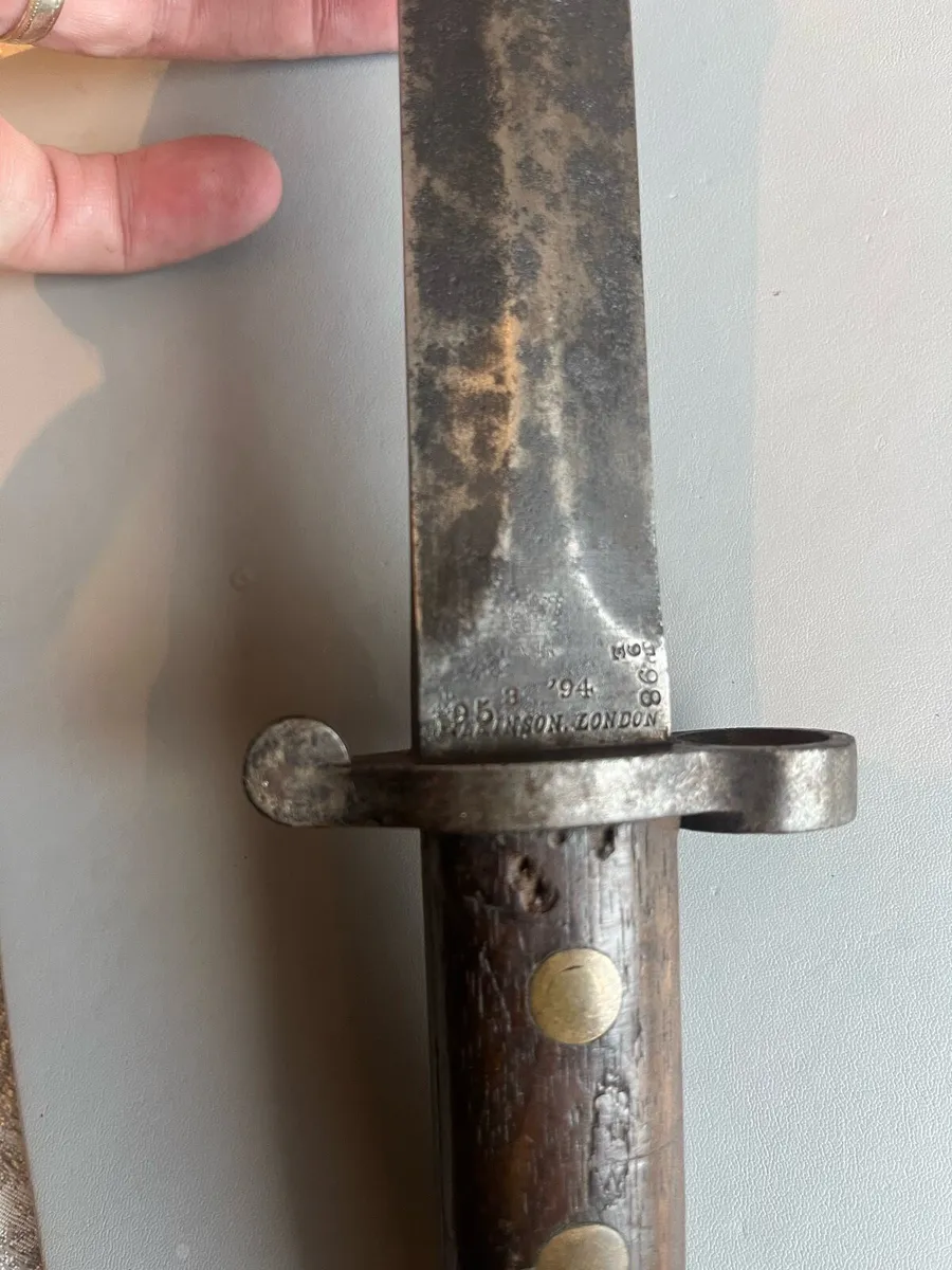 1894 Boar War Lee Metford Bayonet - Image 3
