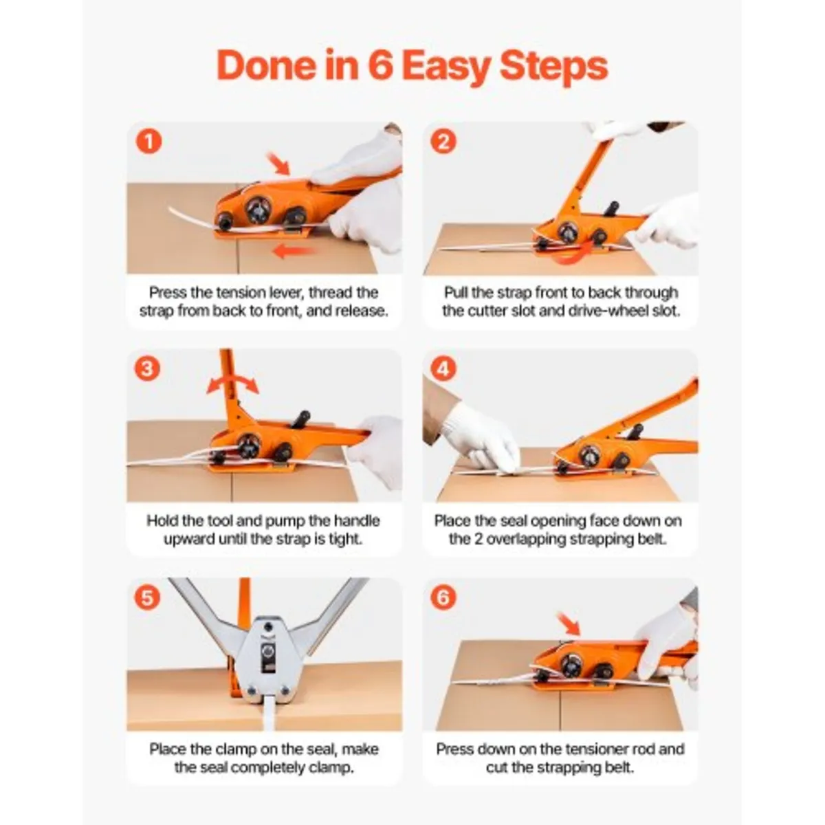 Banding Strapping Kit, Heavy Duty Banding Sealer T - Image 3
