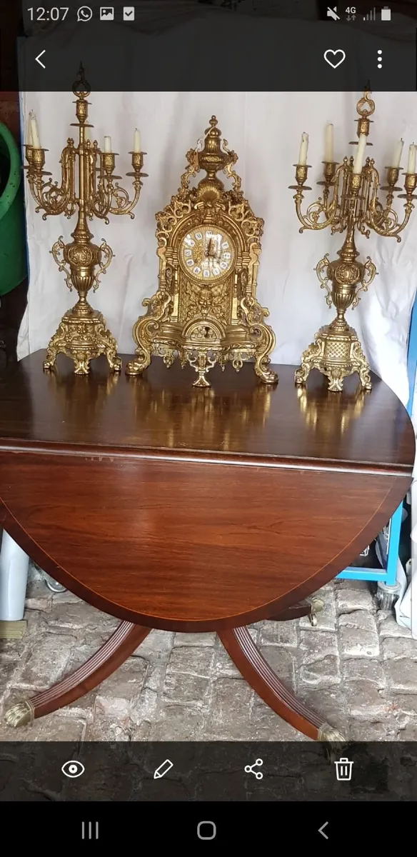 Antique drop leaf table