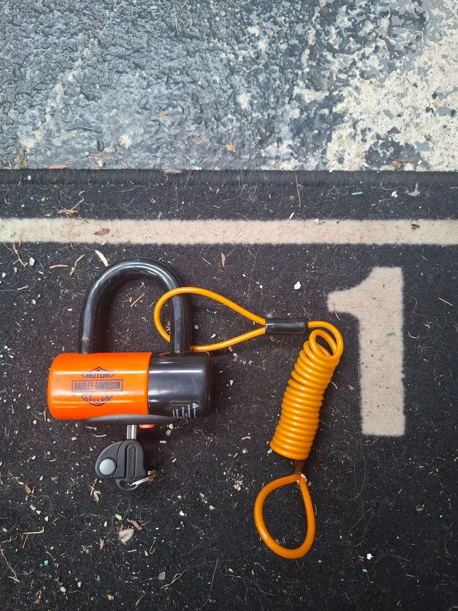 HARLEY PANTS FXGR\ DISC LOCK WITH KEY AND LITE. - Image 3