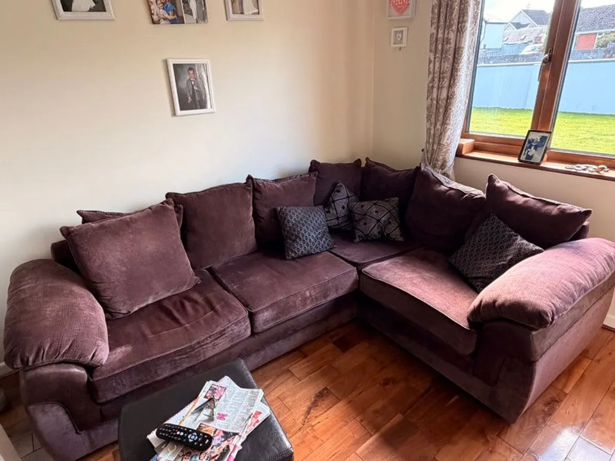 Large L shaped Couch for sale - Image 1