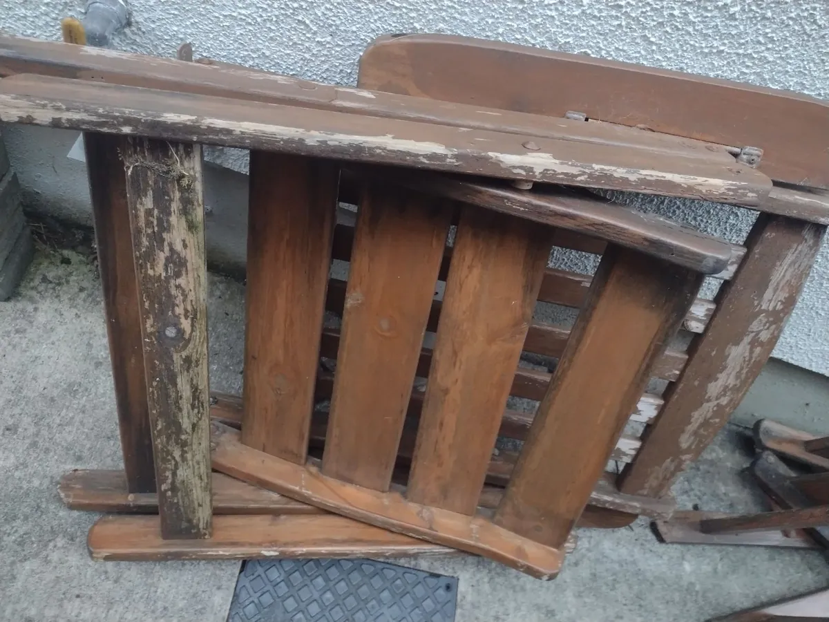 Heavy Teak garden table stand - Image 4