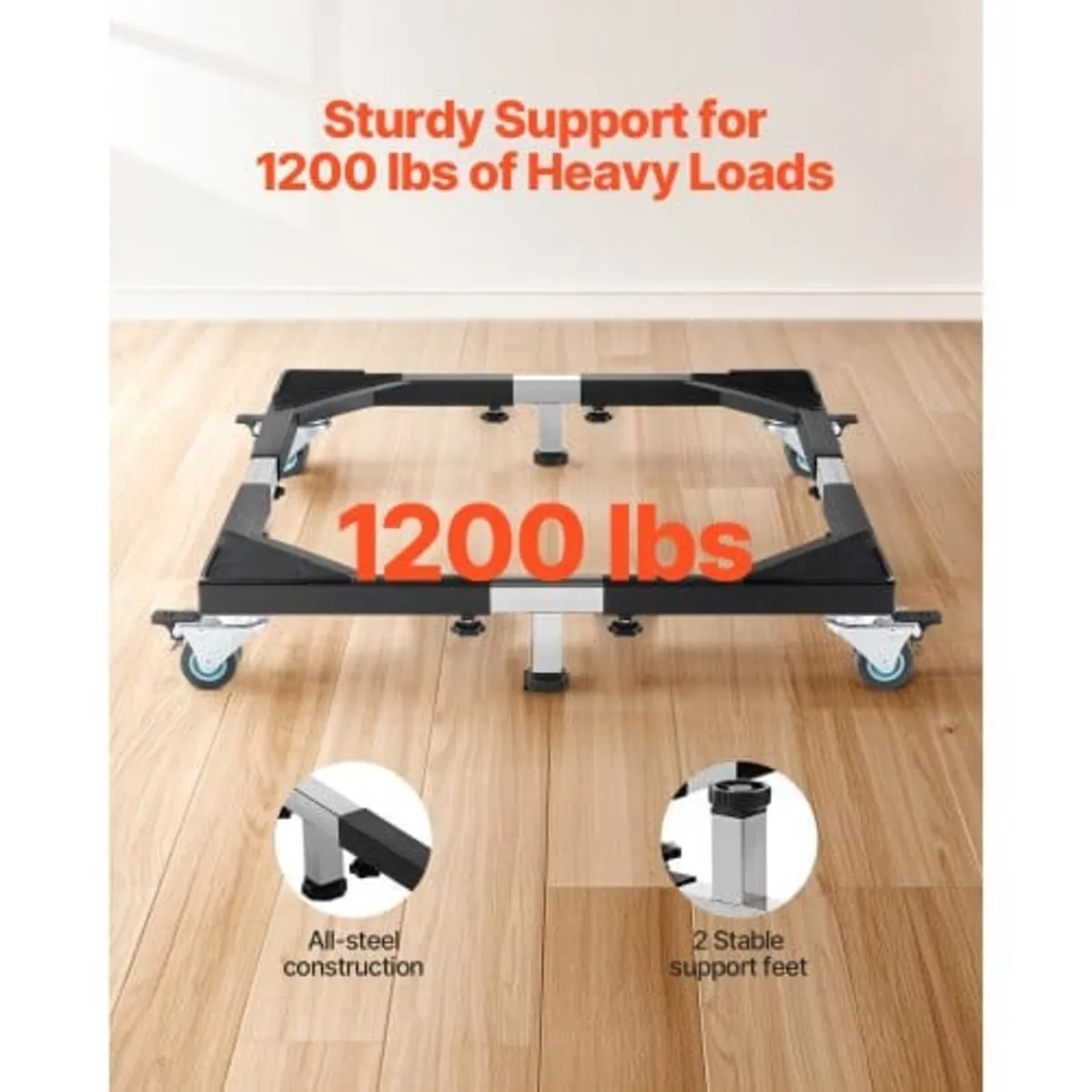 Fridge Stand Mobile Base, 1200 lbs Load Capacity, - Image 3
