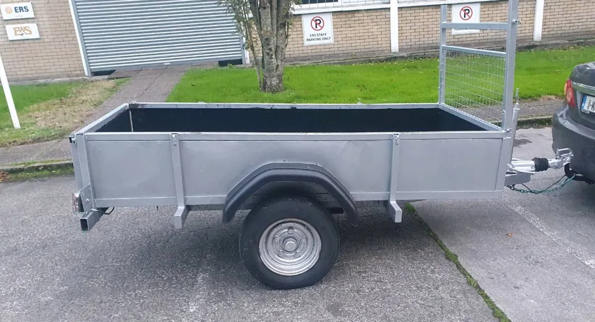 8 by 4 indispension car trailer new Heavy duty tyr - Image 4