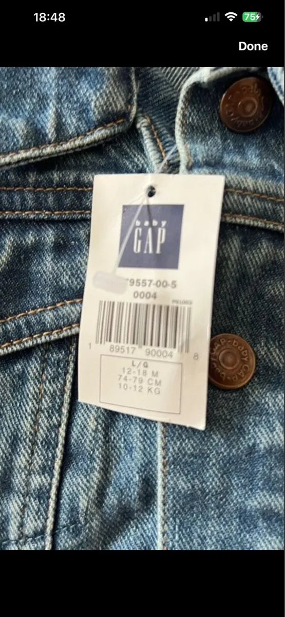 Girls BNWT gap jacket 12/18 mths €10 - Image 3