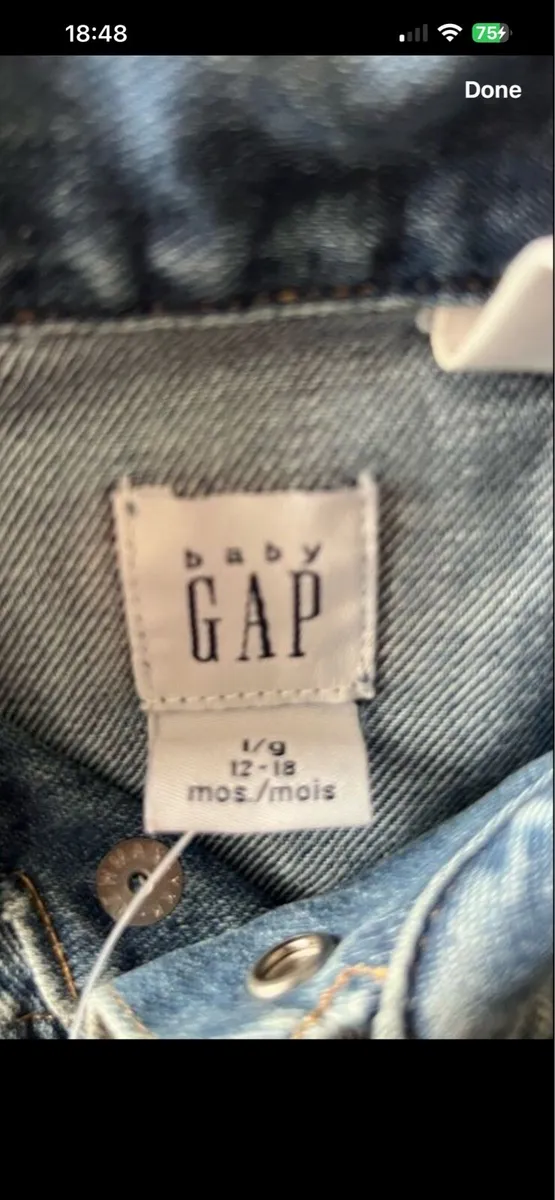 Girls BNWT gap jacket 12/18 mths €10 - Image 4