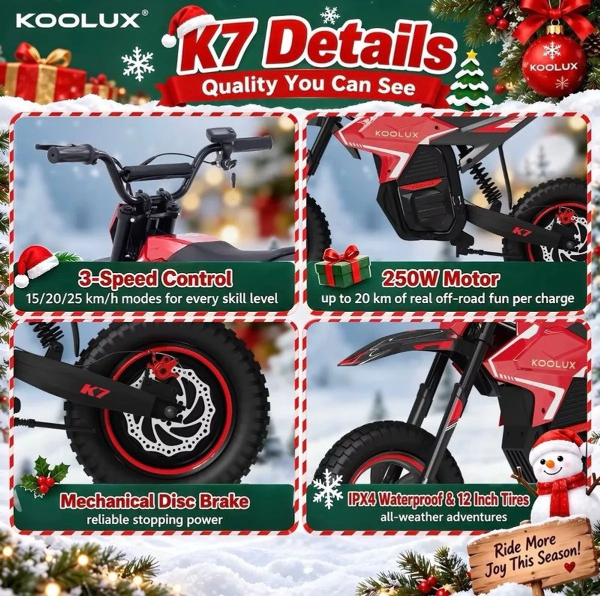Kids Electric Dirt Bike - Image 3