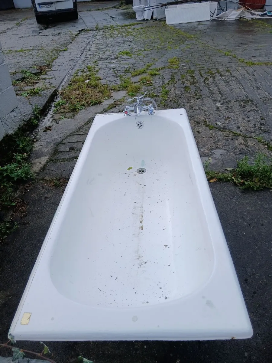 Bathroom Sink and Toilet - Image 3