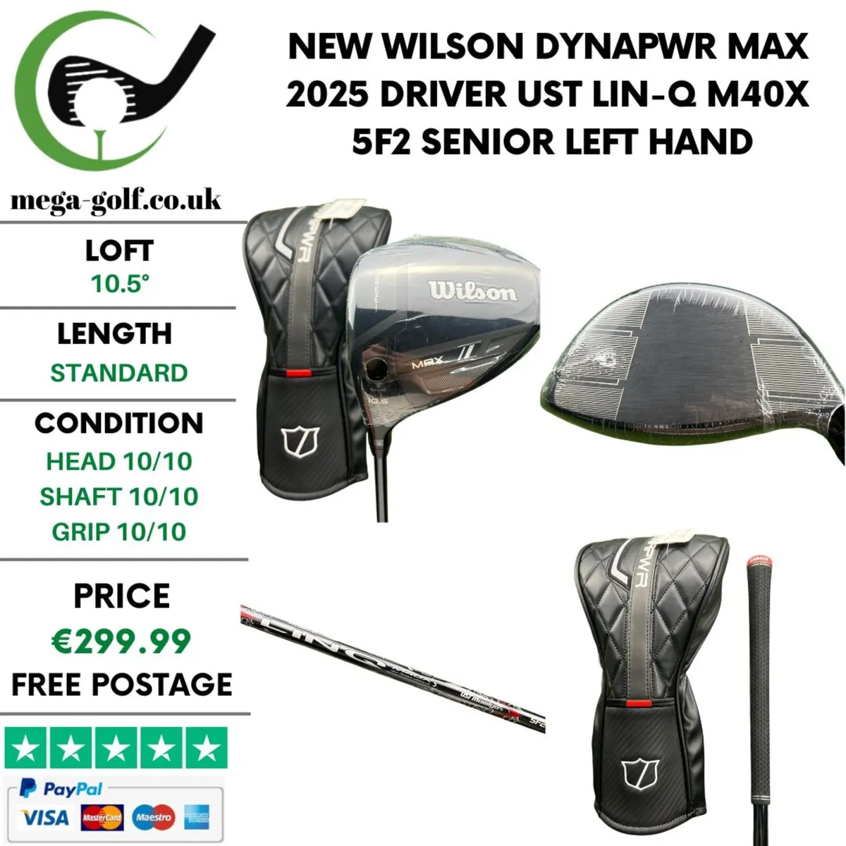New Wilson DYNAPWR Max 2025 Driver / 10.5° /Senior - Image 1