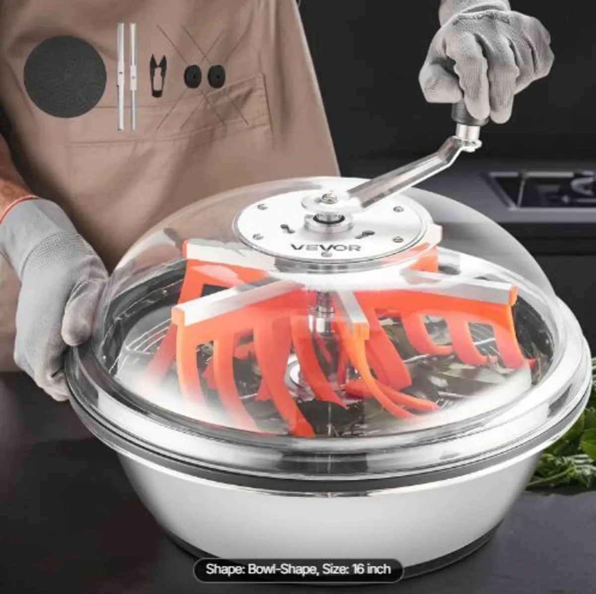 Bud Leaf Bowl Trimmer, 420 mm Manual - Image 3