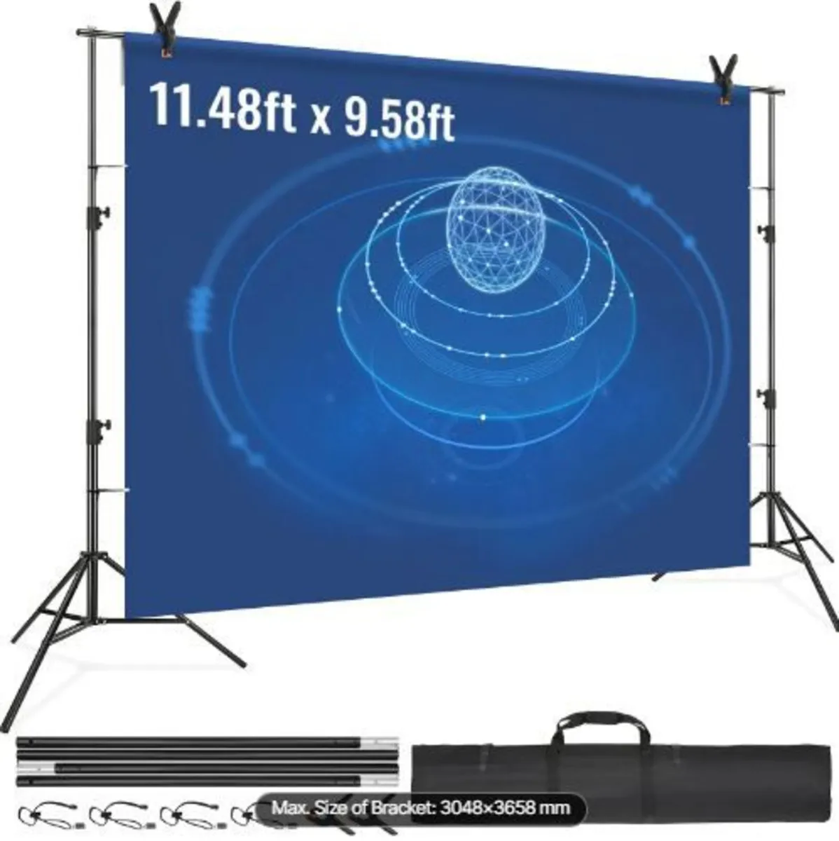 365.7 x 304.8 cm Heavy Duty Backdrop Stand - Image 4