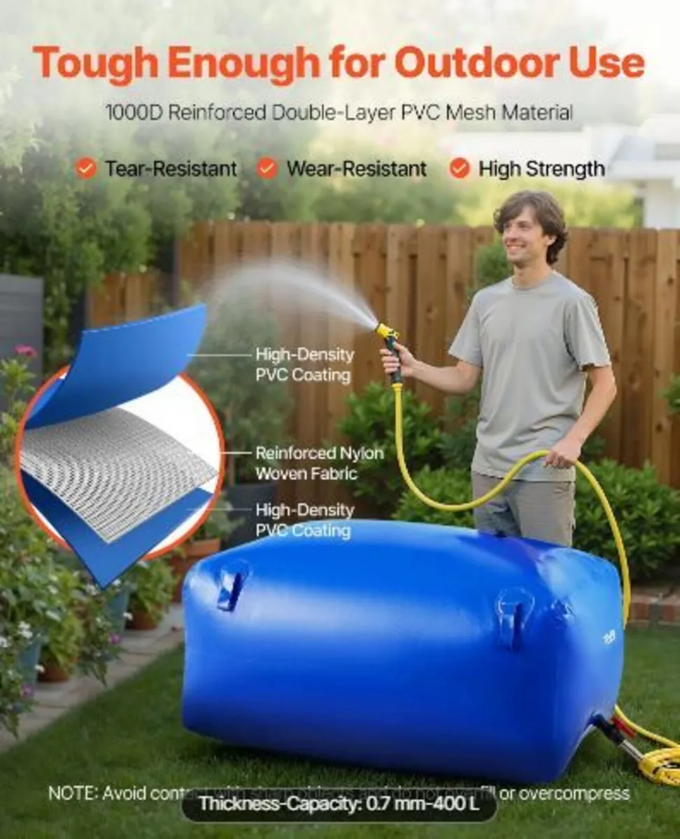 Water Storage Bladder 400L Large Capacity - Image 4
