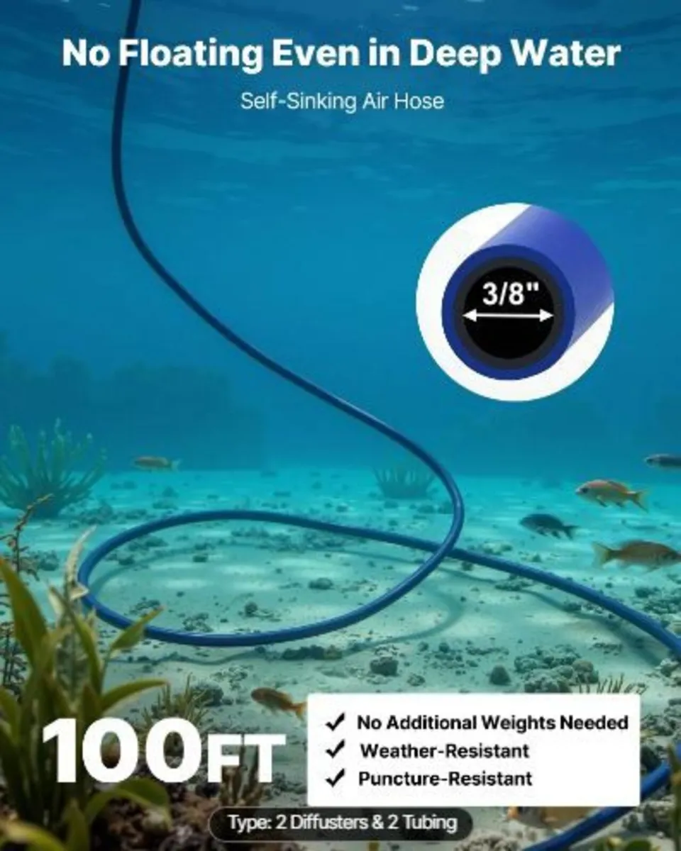 Pond Aerators, 5.2CFM Aeration System - Image 4