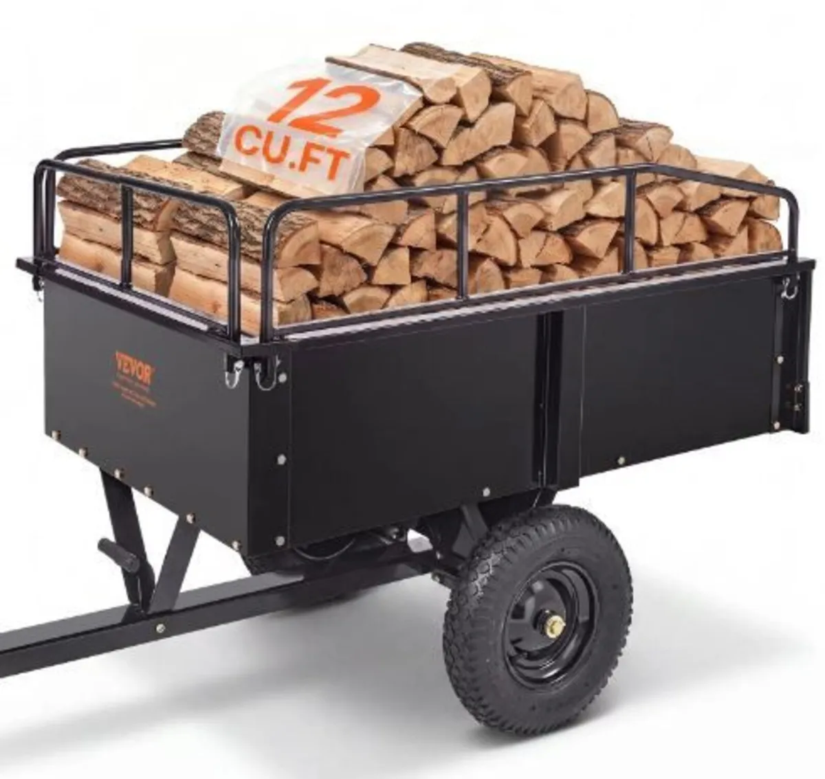 Heavy Duty ATV Trailer Steel Dump Cart - Image 3