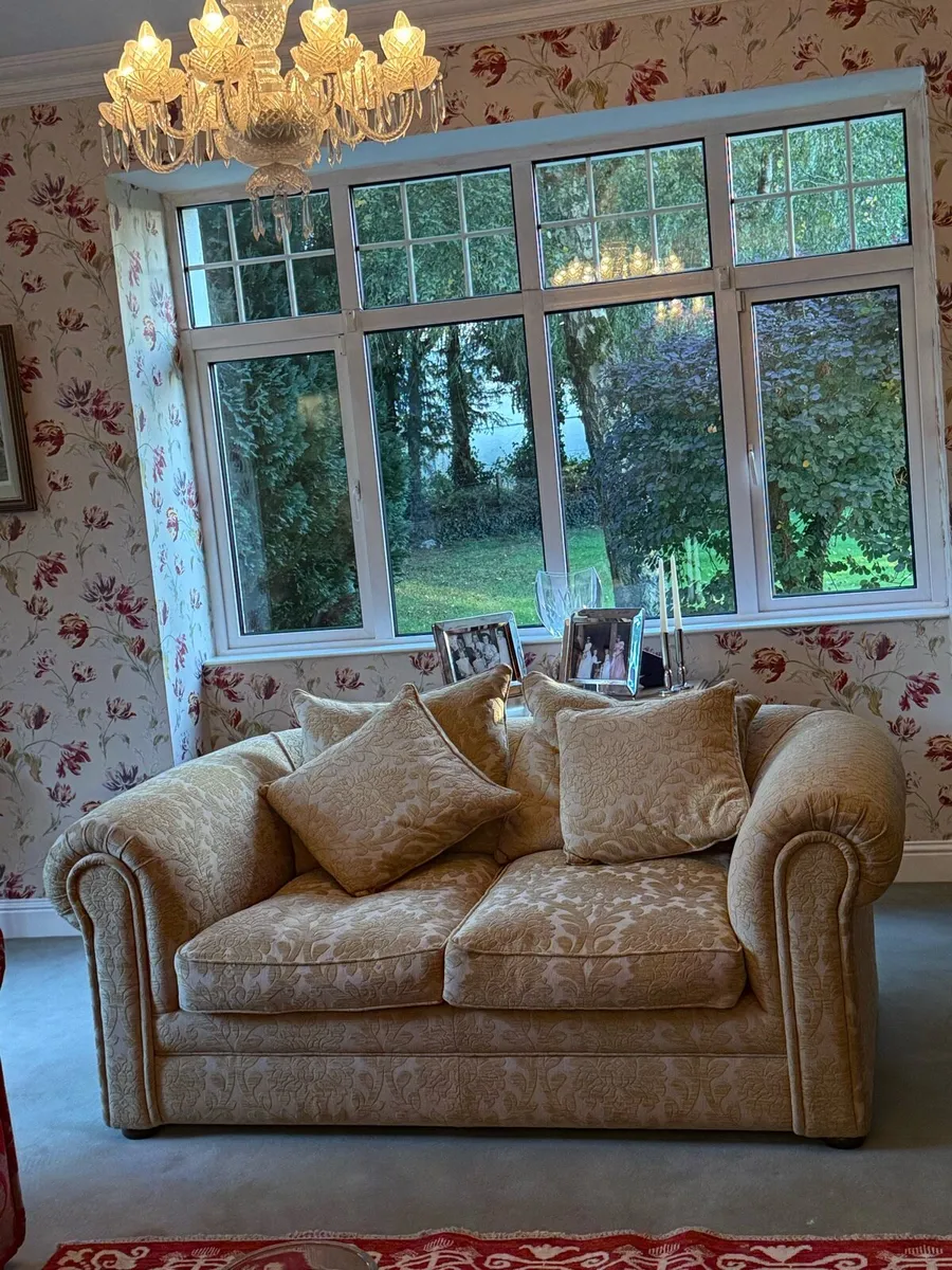 3 Seater & 2 Seater Sofas & Wingback chairs - Image 3