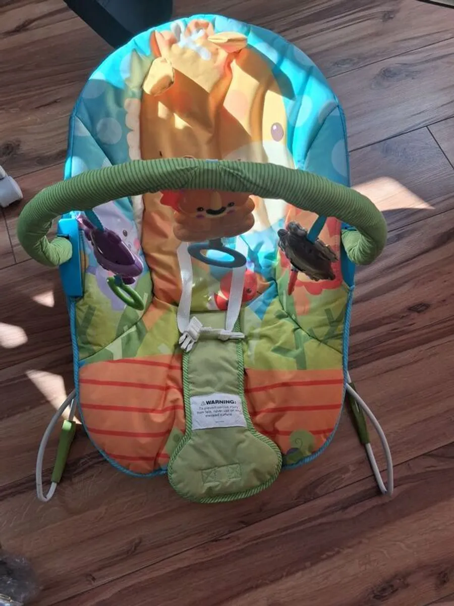 baby pram, moses basket, bath, bouncer. - Image 3