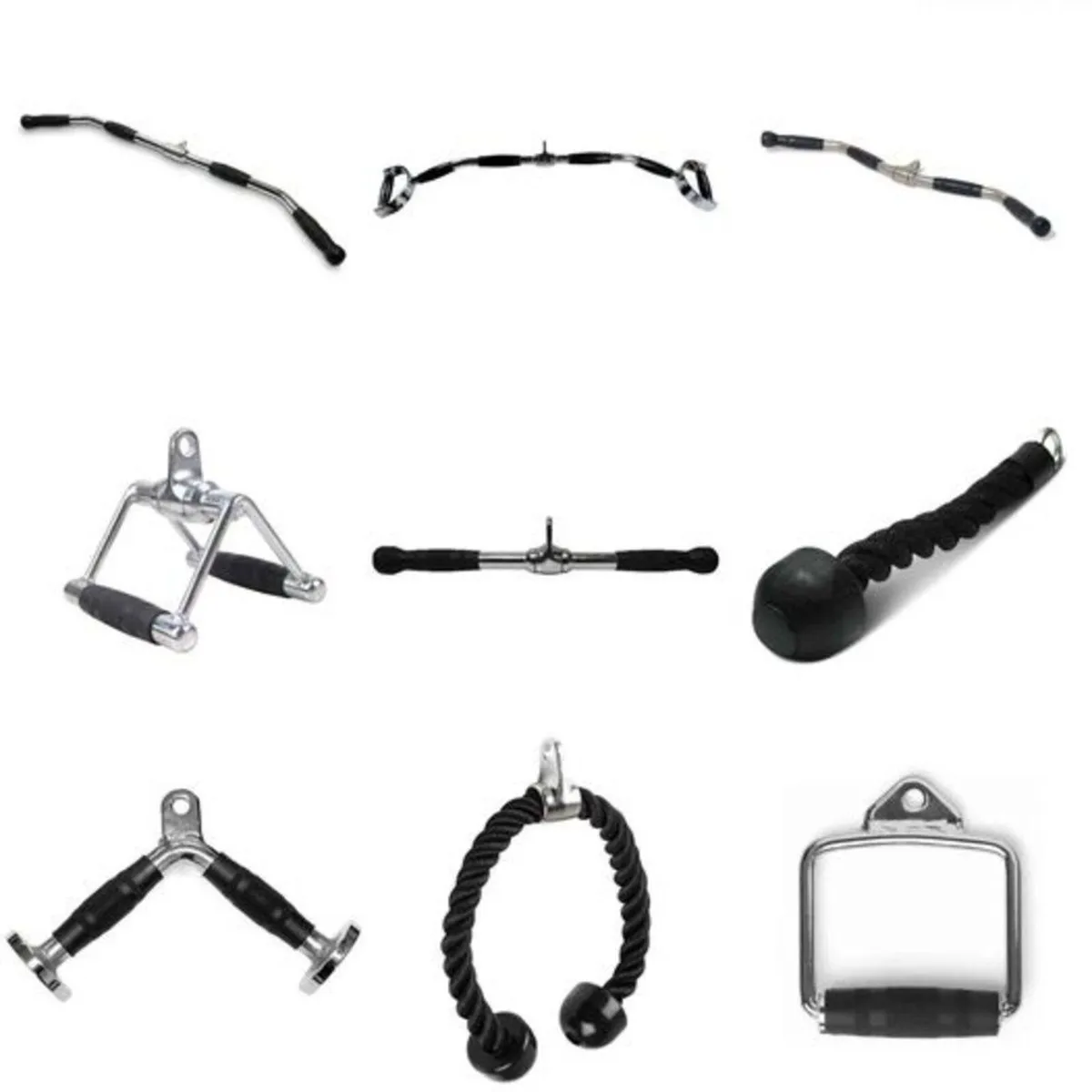 Cable Attachments - Weights Gym