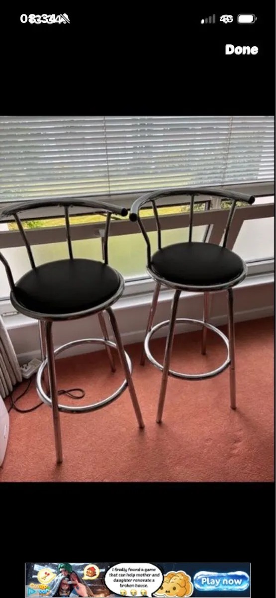 Rotating High Chair Stools Set - Image 1