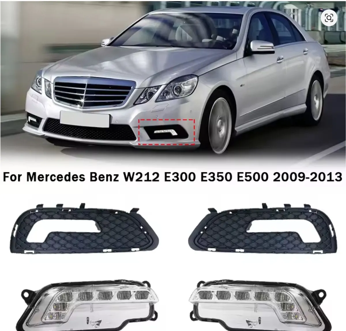 Mercedes w212 Left/Right side LED Daytime - Image 2