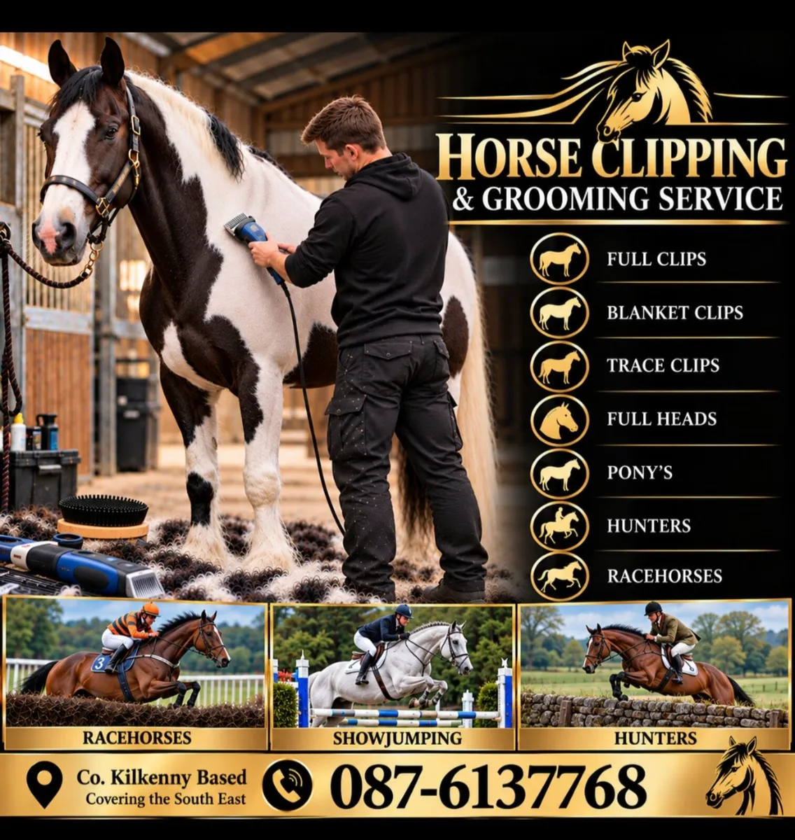 Horse Clipping & Grooming Service - Image 1