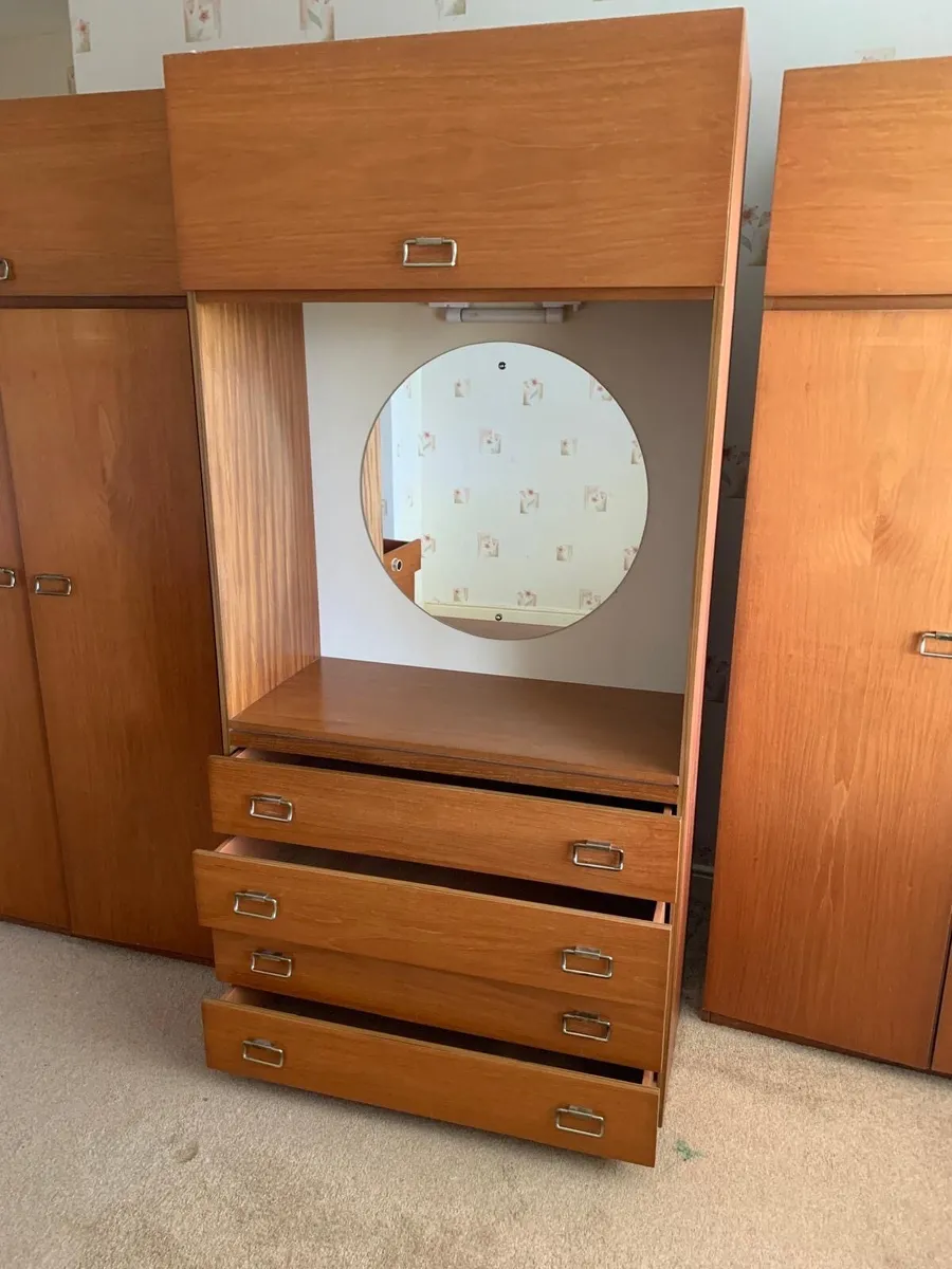Vintage Wardrobe and dresser set - Image 1