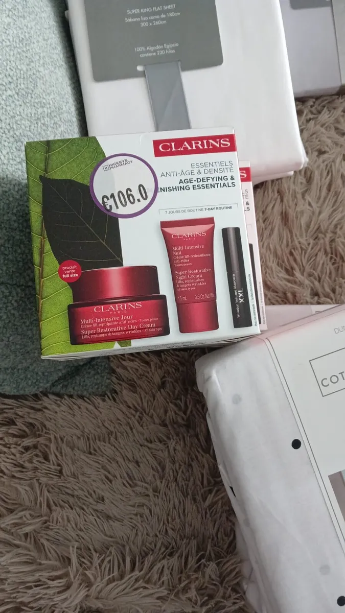 Clarins skincare gift box