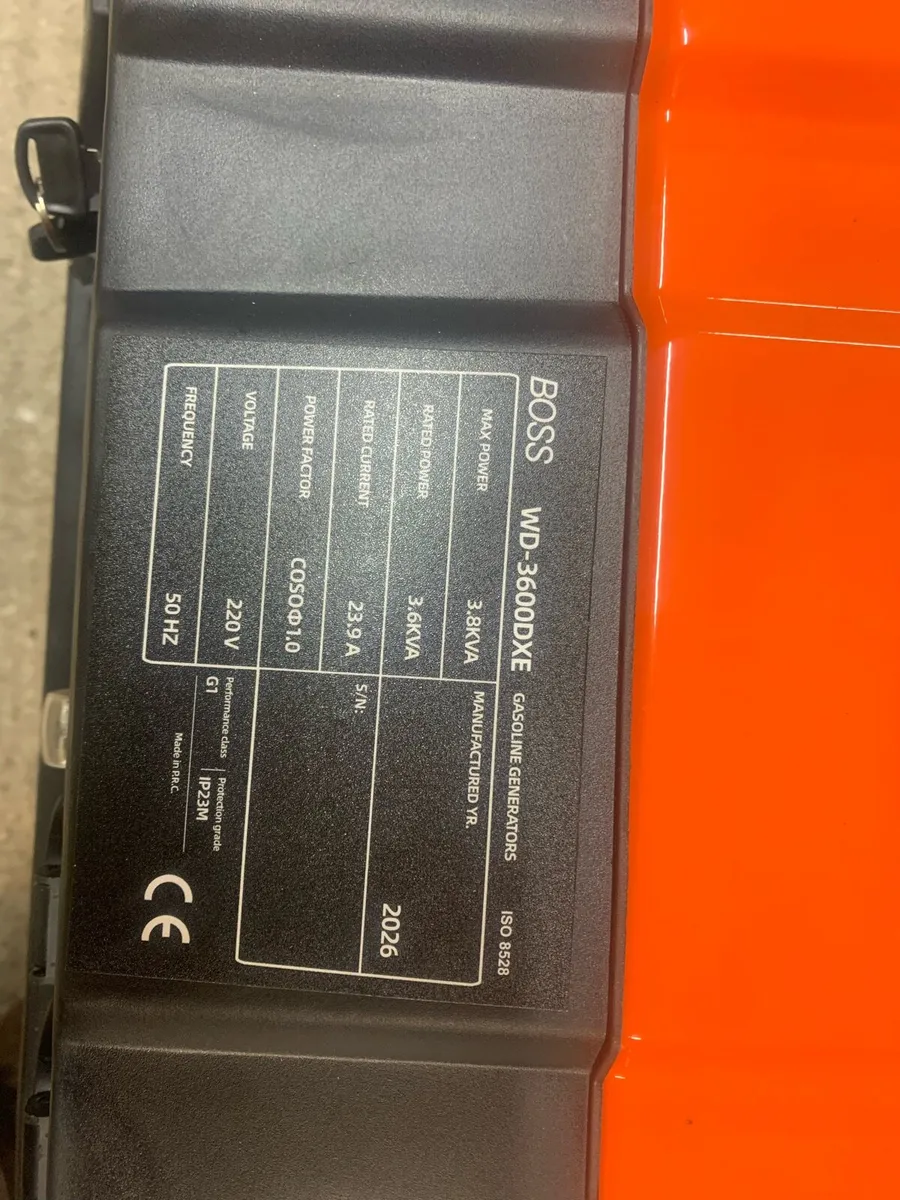 Key start petrol generator 3.6kva - Image 3