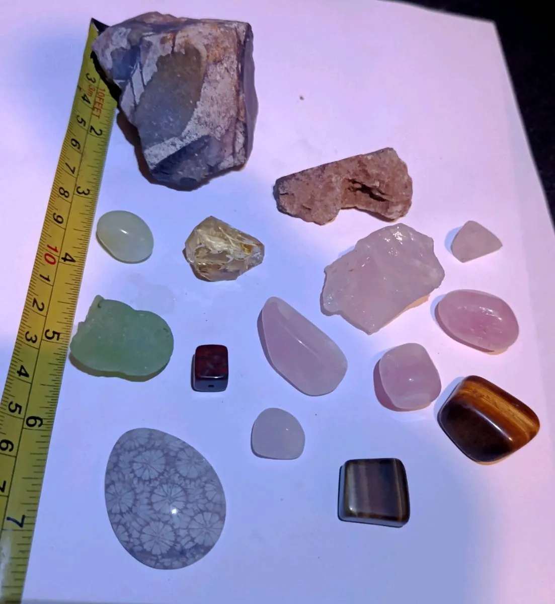 Semi precious stones, Fossil and others - Image 1