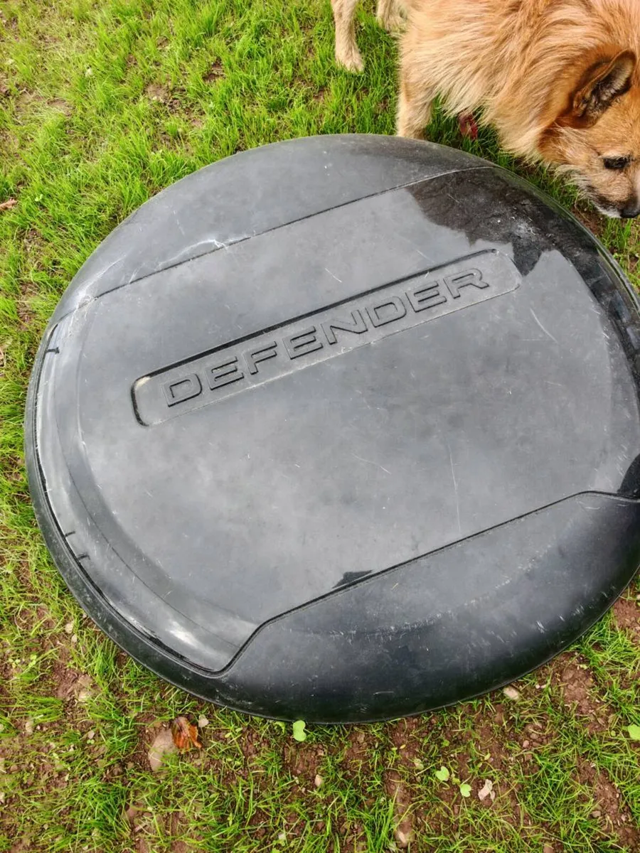 Defender spare wheel cover - Image 1