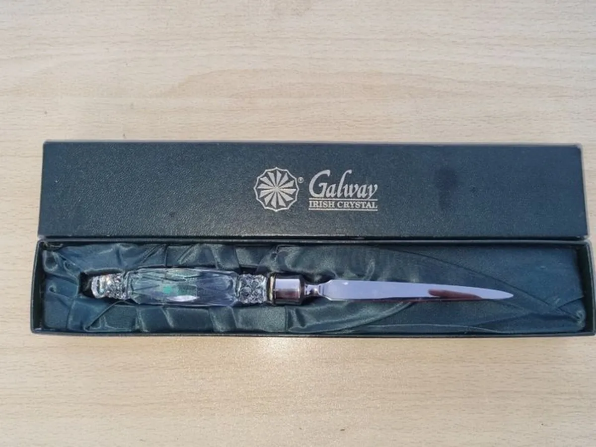 Galway Crystal Letter Opener - Image 1