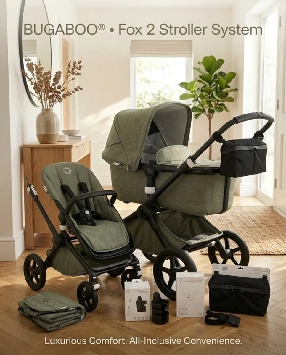 Bugaboo Fox 2 Stroller System - Limited Edition Mineral Taupe - Image 1